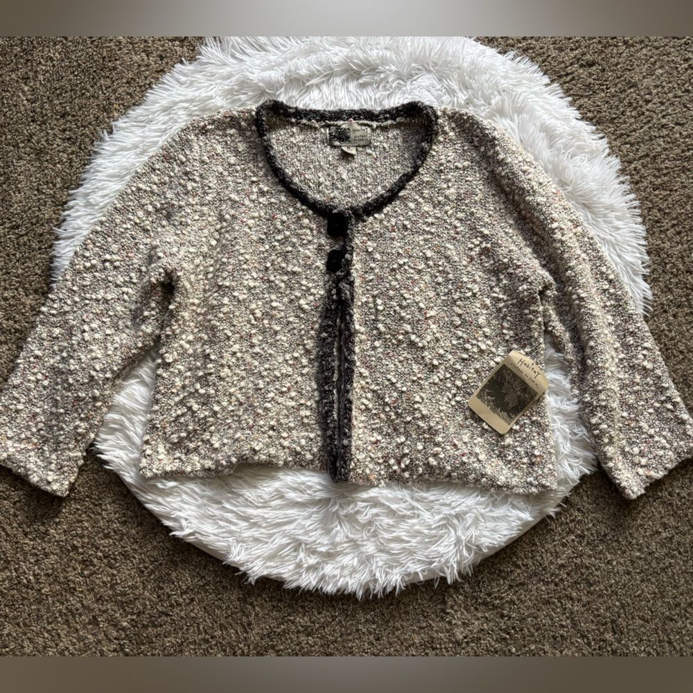 Habitat Clothes to Live in‎ Sweater Cardigan Chunky New Womens Size Medium